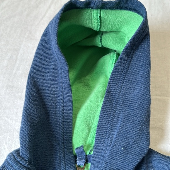 Mini Boden Blue Full Zip Hoodie Jacket 7-8 Yrs - Picture 6 of 9